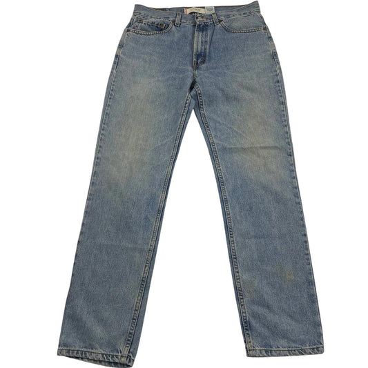 LEVI'S 512 Slim Fit Jeans Vintage Blue Denim Mens W34 L32