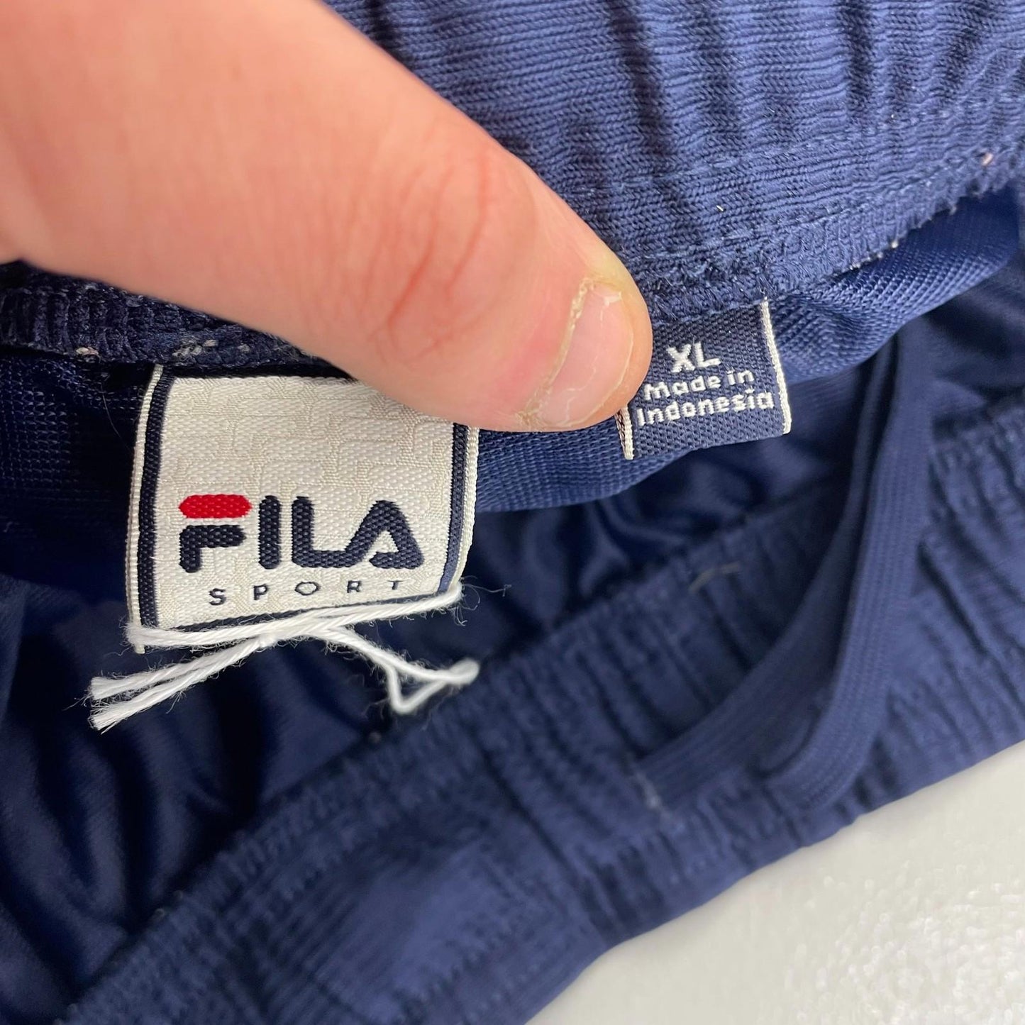 FILA SPORT Athletic Shorts Performance Blue Elastic Waist Mens XL