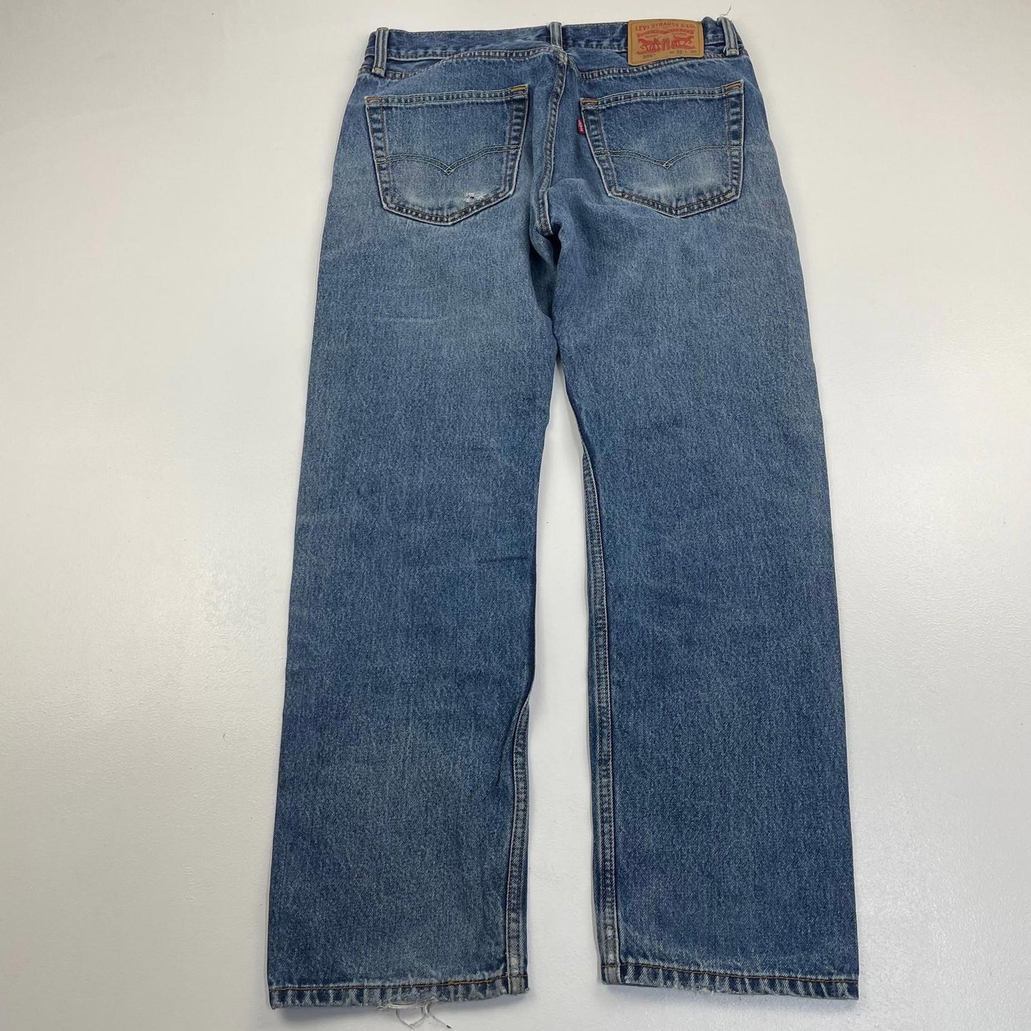 Levi's 505 Jeans Classic Straight Fit Blue Mens W32 L30
