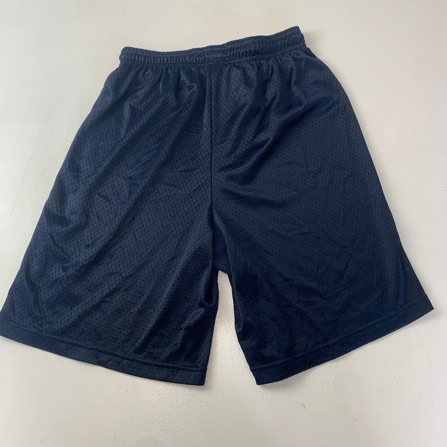 Champion Authentic Mesh Basketball Shorts Elastic Waist Blue Mens S