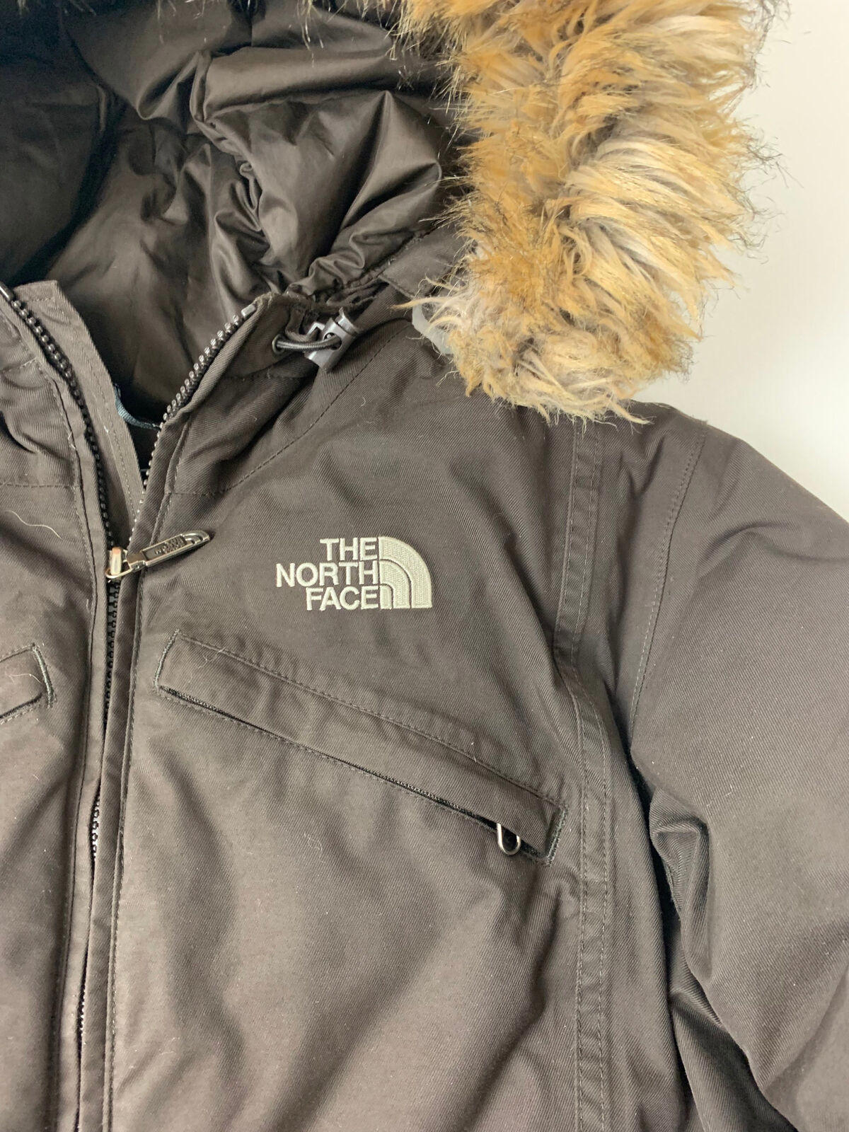 Women’s THE NORTH FACE Hyvent Padded Winter Coat / Brown / Small / Long Jacket