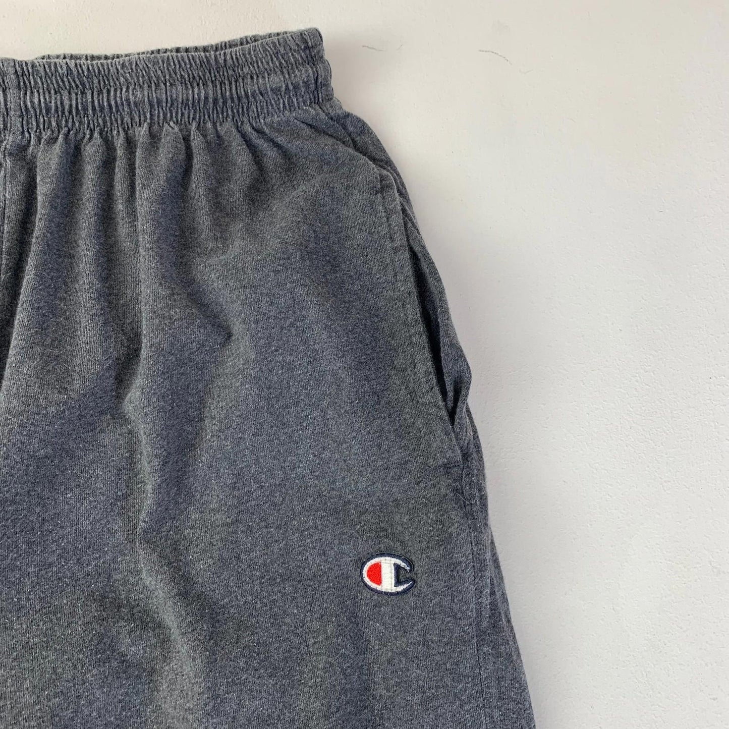 Champion Wide Leg Jogger Lightweight Elastic Waist Grey Mens Small