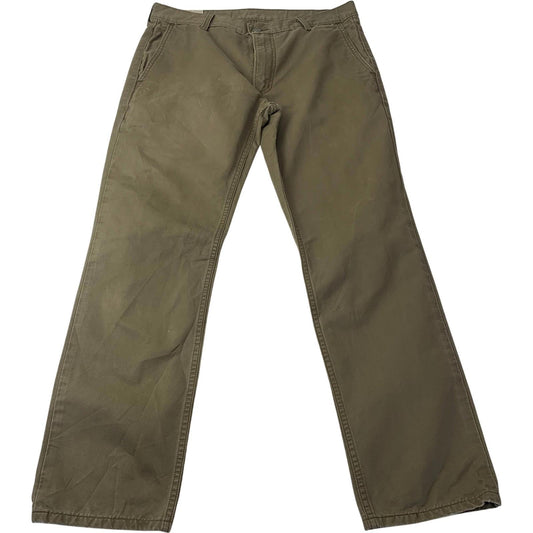 Levi's Trousers Straight Leg Chino Style Beige Mens W33 L30