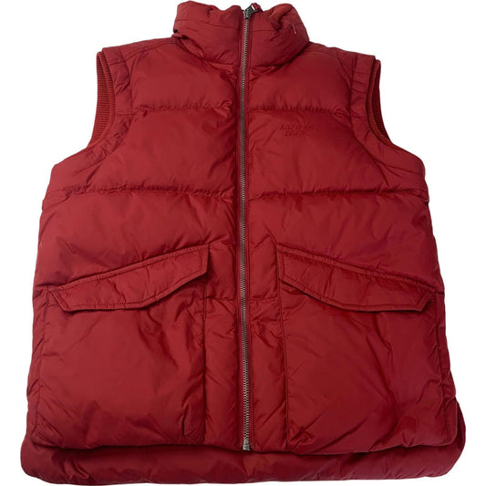 Hilfiger Denim Puffer Jacket Quilted Outdoor Red Womens Medium