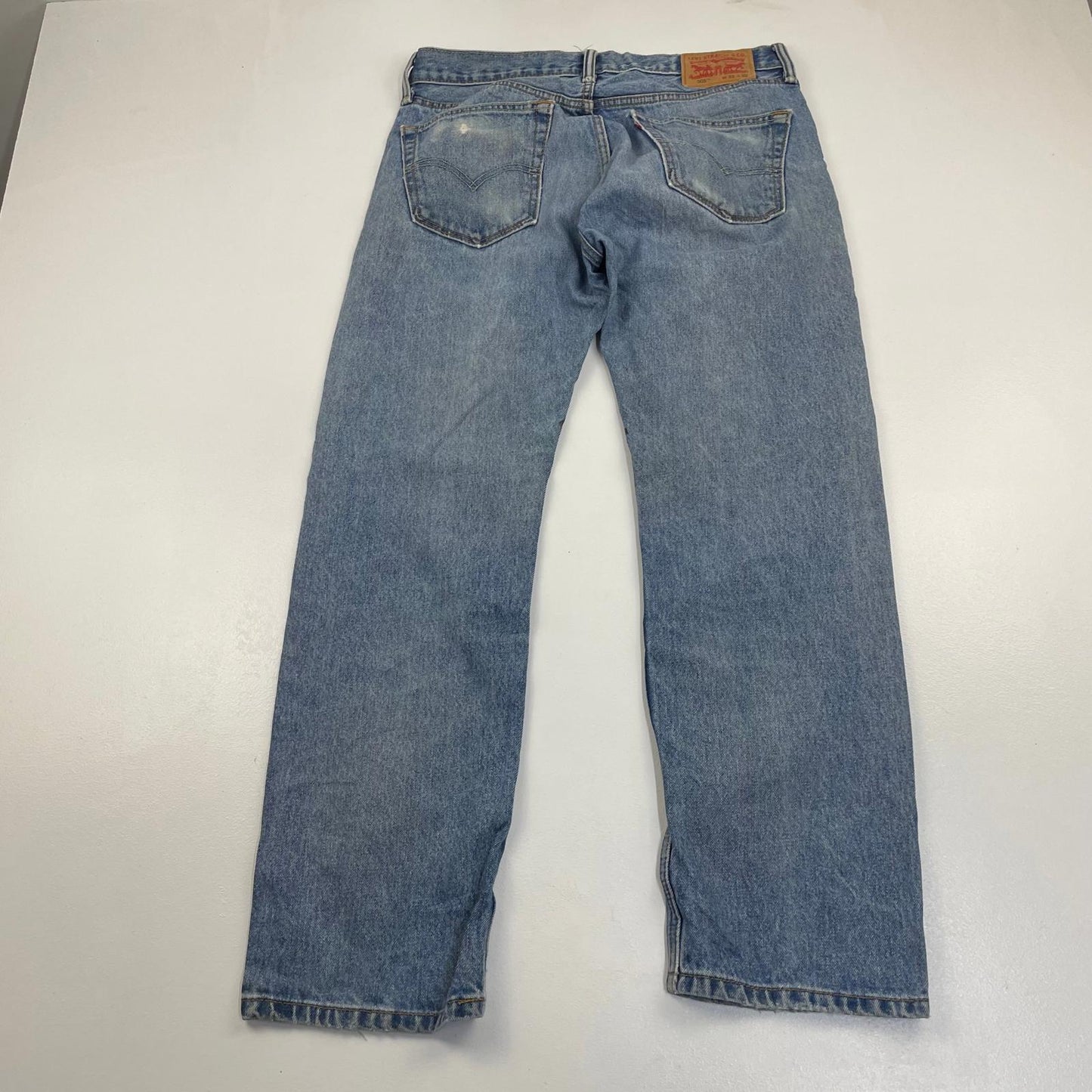 Levi's 505 Jeans Straight Classic Denim Blue Mens W33 L30