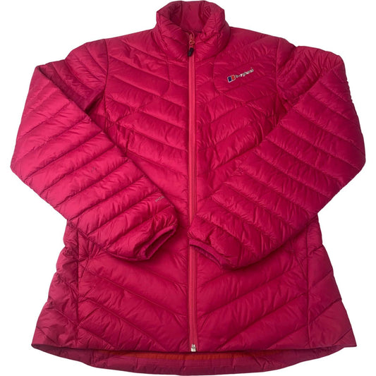 Berghaus Hydrodown 600 Quilted Jacket Red Insulated Women's UK 12