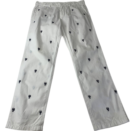 Tommy Hilfiger Mercer Chino Slim Fit Lobster Pattern White Mens 31/32