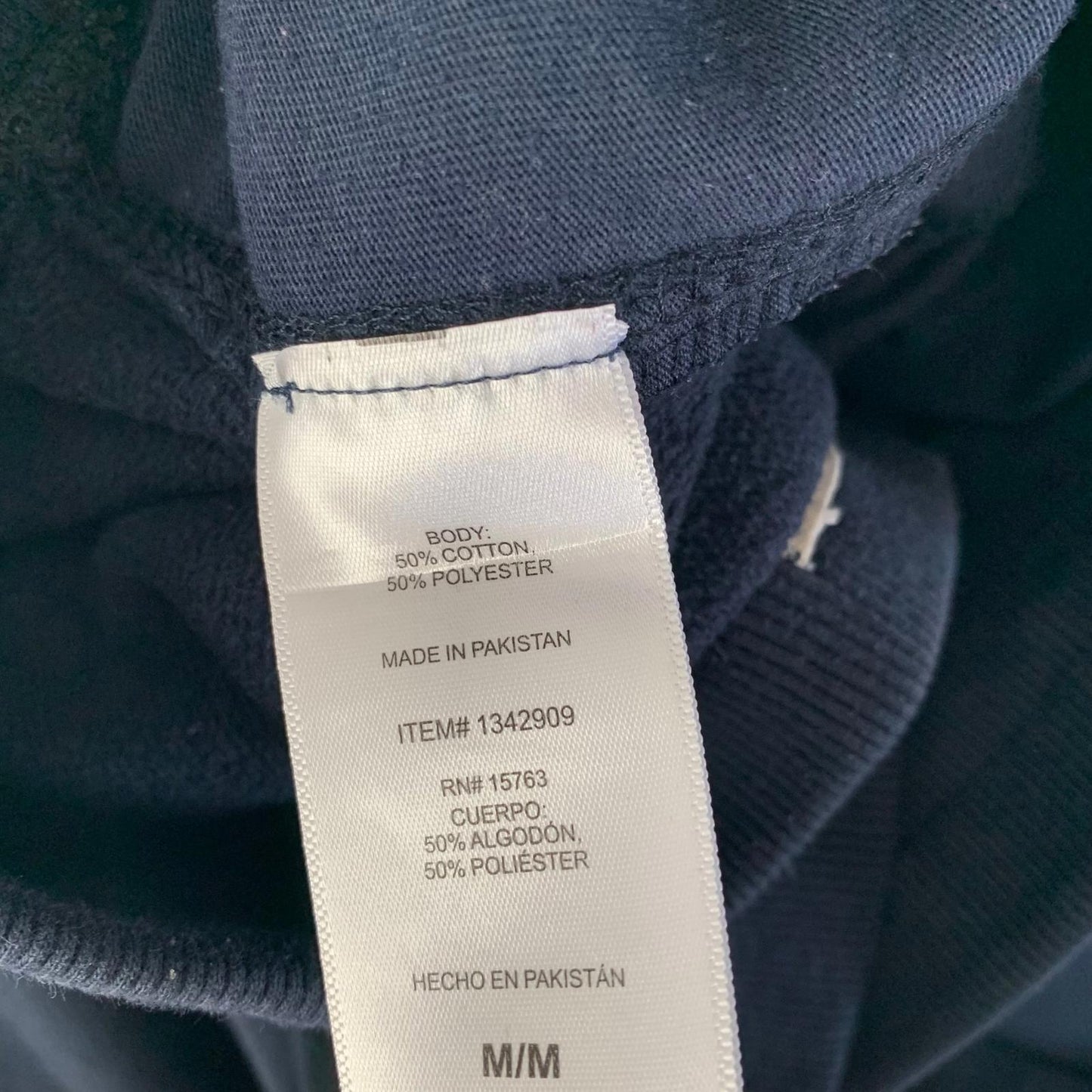 Champion Athletic Jogger Sweatpants Dark Navy Cotton Blend Mens M