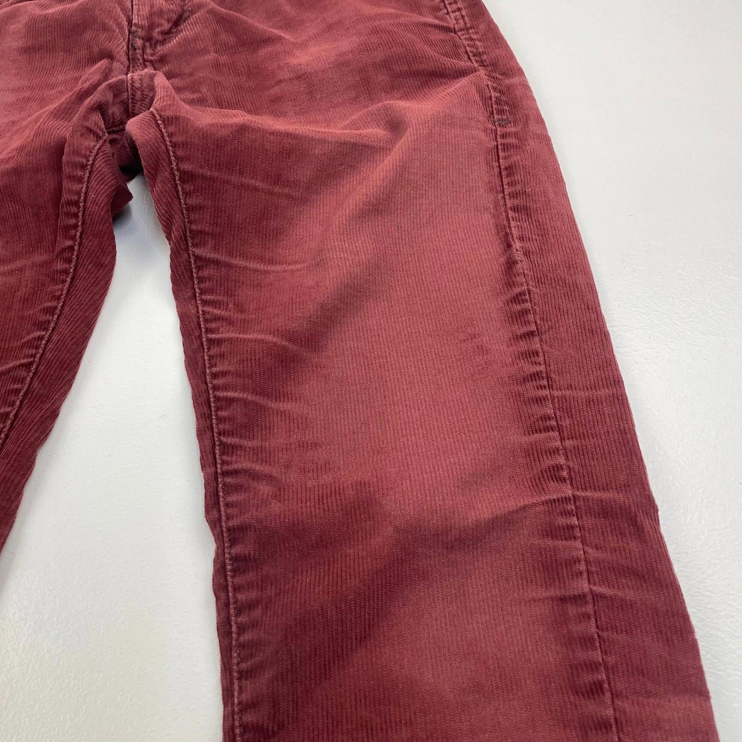 Levi's 511 Skinny Corduroy Trousers Red Mens W28 L30