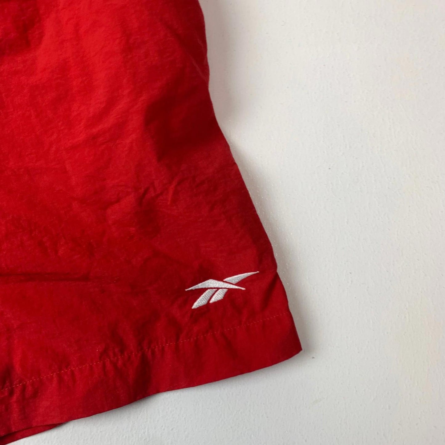 REEBOK Swim Shorts Retro Red Mesh Lined Lightweight Mens XL