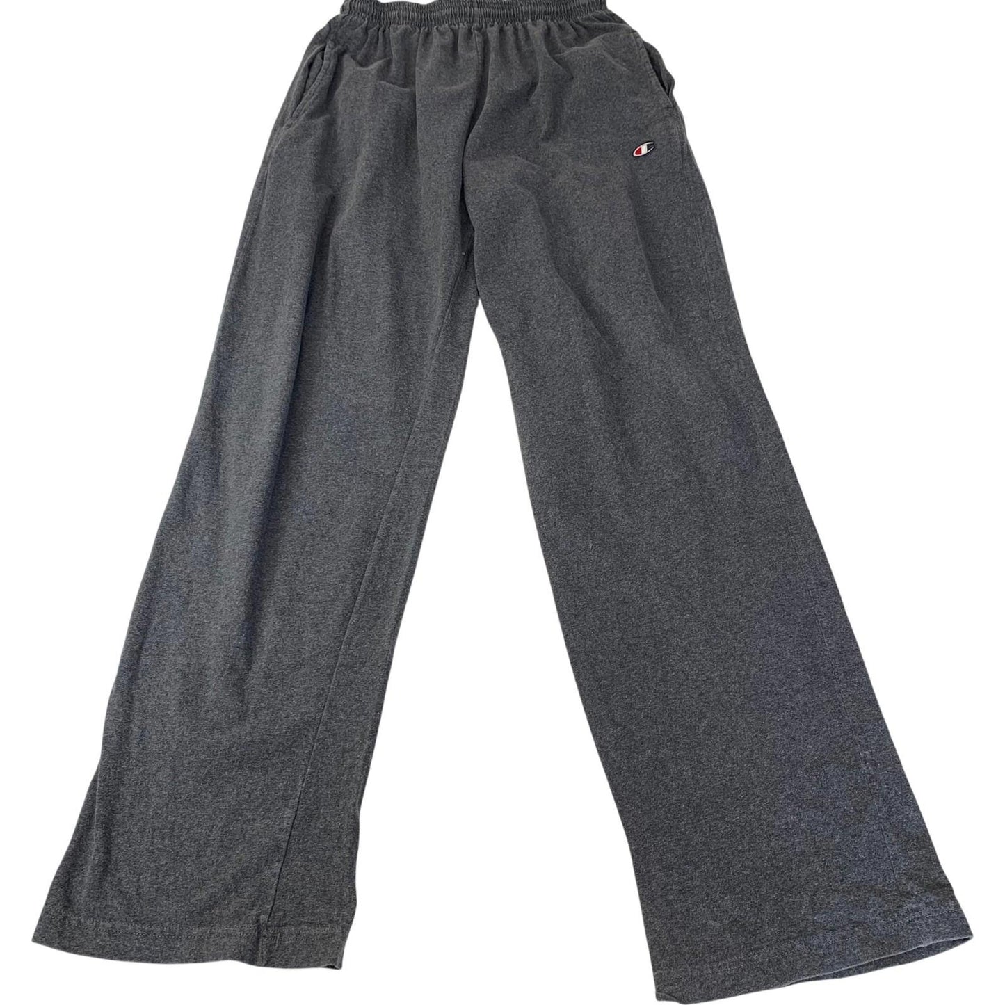 Champion Wide Leg Jogger Lightweight Elastic Waist Grey Mens Small