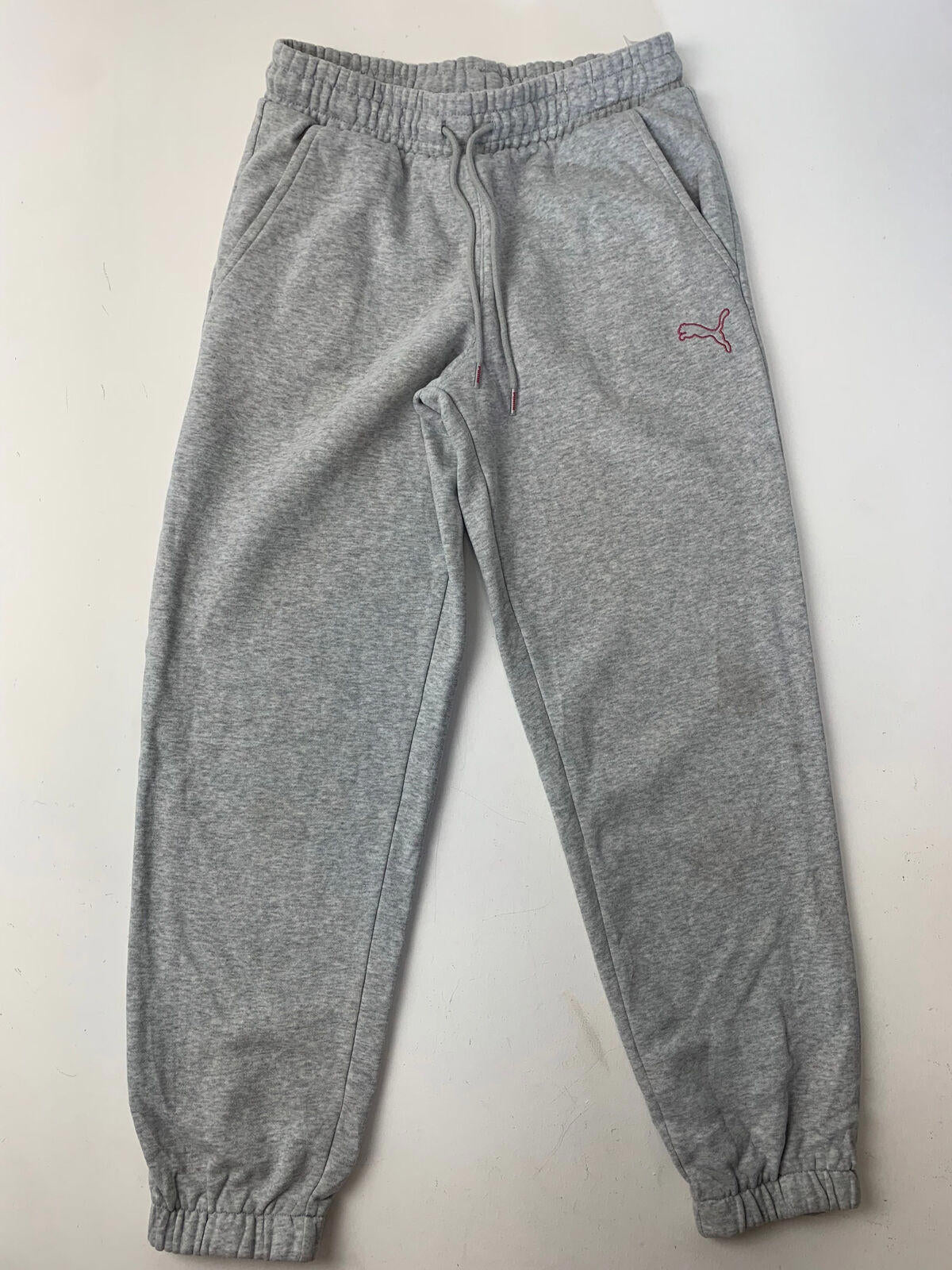 Women’s PUMA Light Grey Jogging Bottoms / Small / Joggers