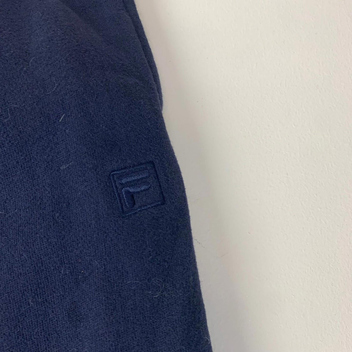 Fila Men's Jogger Sweatpants Dark Blue Casual Trousers Elastic Waist L