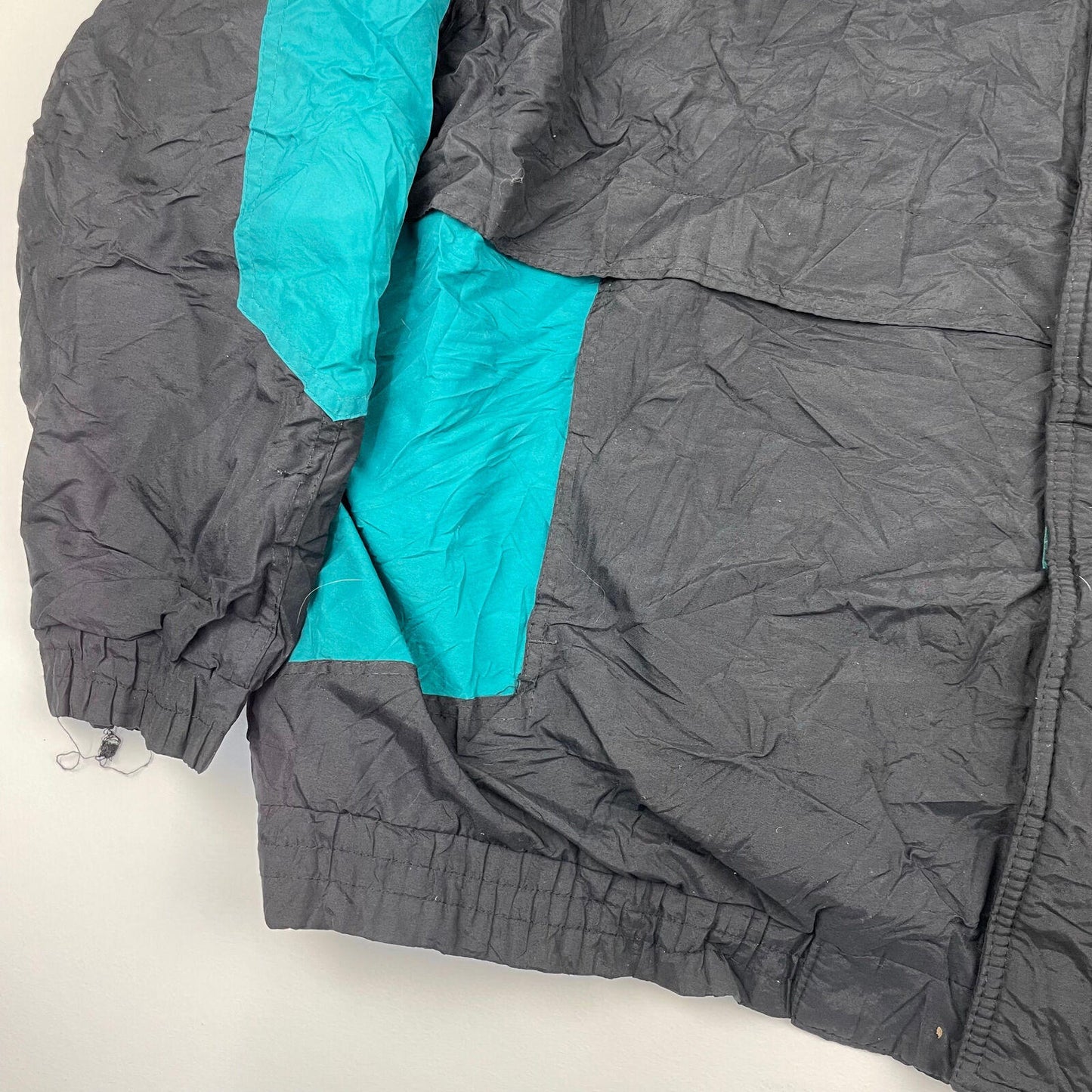 Vintage Men’s STEEP SLOPE Ski Jacket , Black & Green , Size 2XL