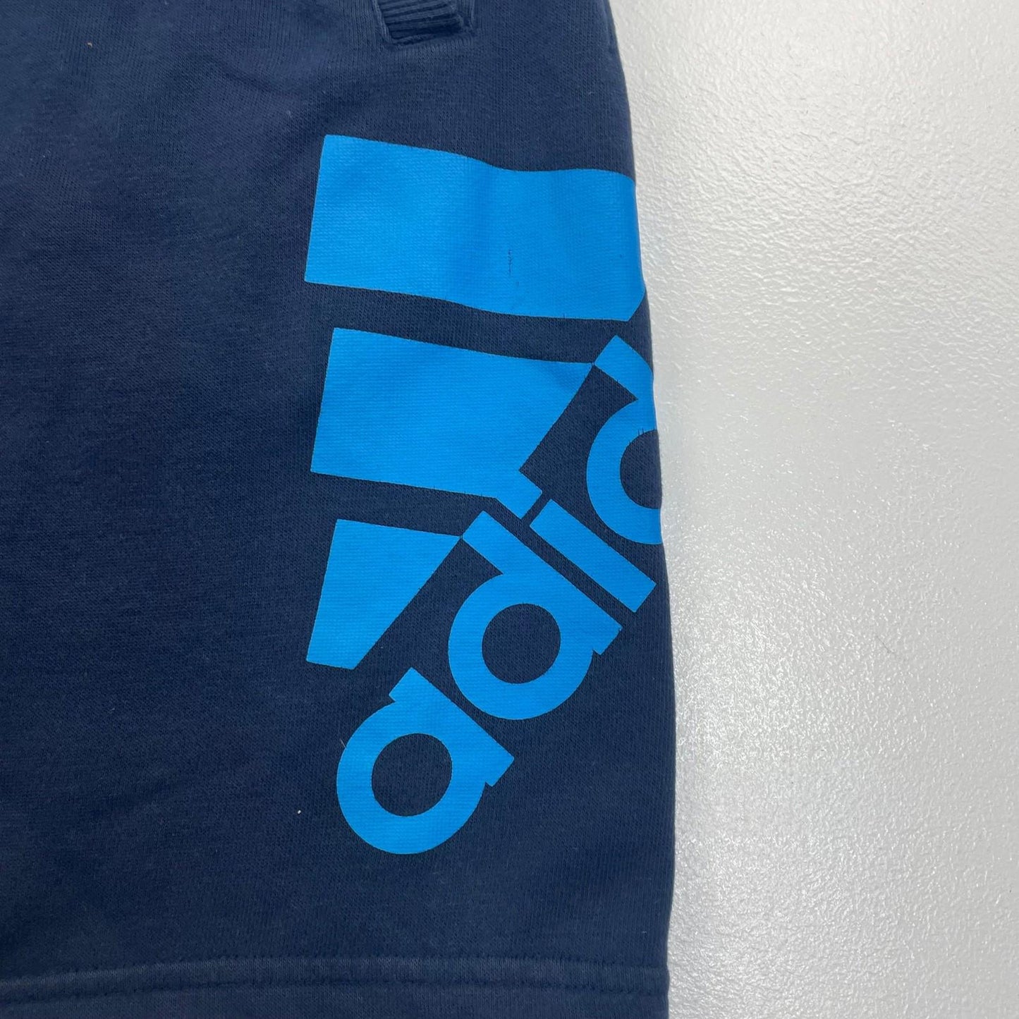 Adidas Climalite Logo Shorts Blue Casual Athletic Mens Size S
