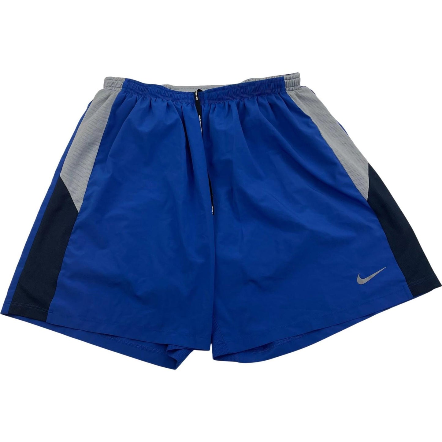 NIKE Dri-Fit Athletic Shorts Breathable Blue Mens XL