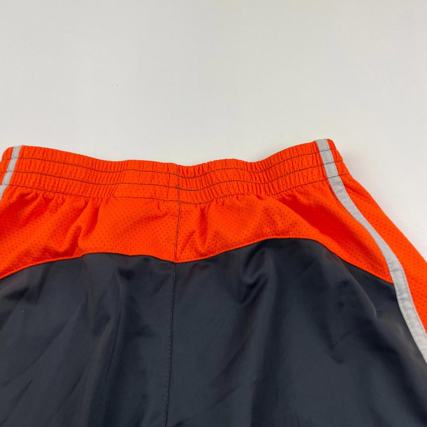 PUMA Active Shorts Mesh Panel Athletic Grey Orange Boys XL