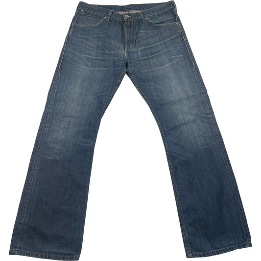 Levi's Straight Leg Denim Jeans Mid Wash Classic Fit Blue Mens W34 L32