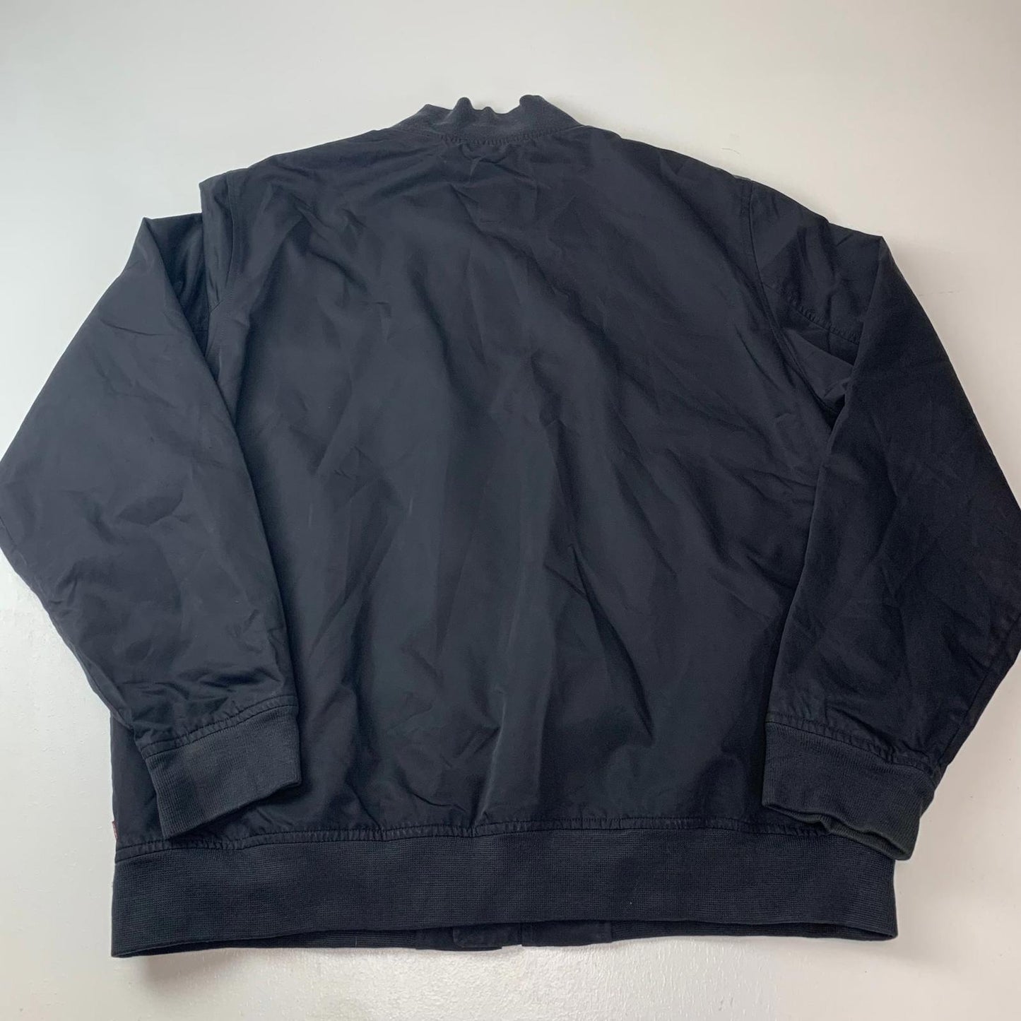 Levi Strauss Bomber Jacket Classic Style Black Mens XL