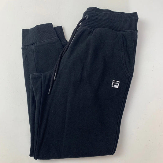 Womens FILA Small Black Jogging Bottoms / Regular Fit / Joggers / Sweatpants