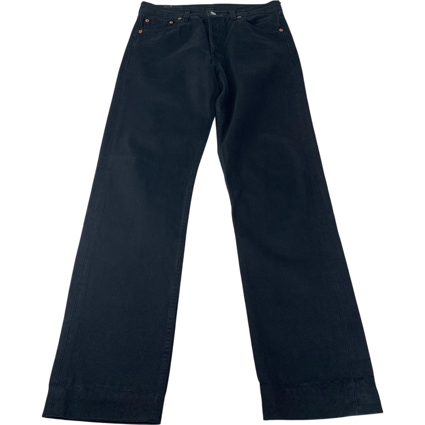 Levi's 501 Jeans Classic Straight Black Denim Mens W30 L32