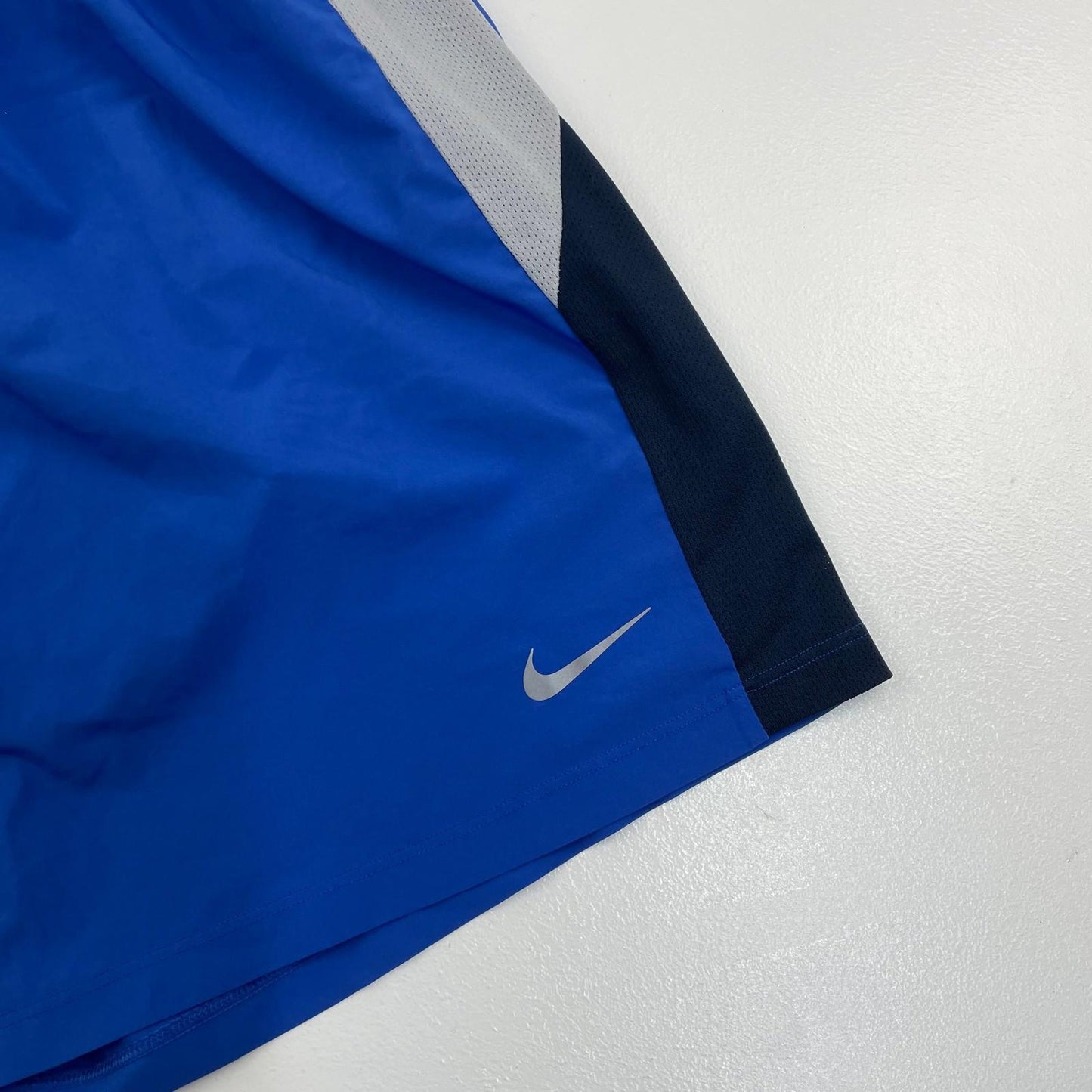 NIKE Dri-Fit Athletic Shorts Breathable Blue Mens XL