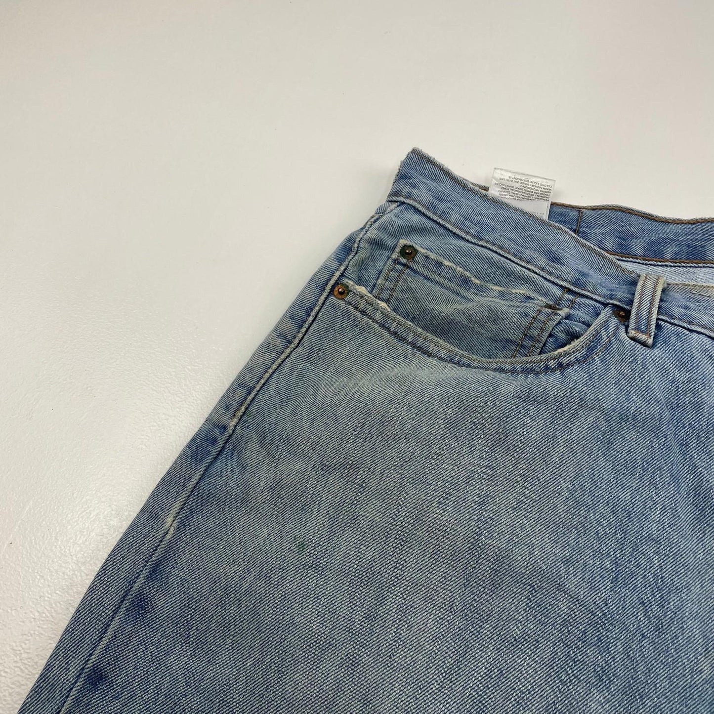 LEVI'S 550 Relaxed Fit Straight Leg Denim Jeans Blue Mens W36 L32