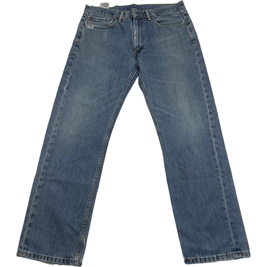 LEVI'S Jeans Straight Leg Vintage Distressed Blue Denim Mens W34 L34