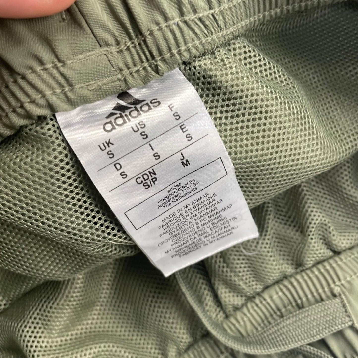 Adidas Men's Athletic Shorts Drawstring Green Classic Style Small