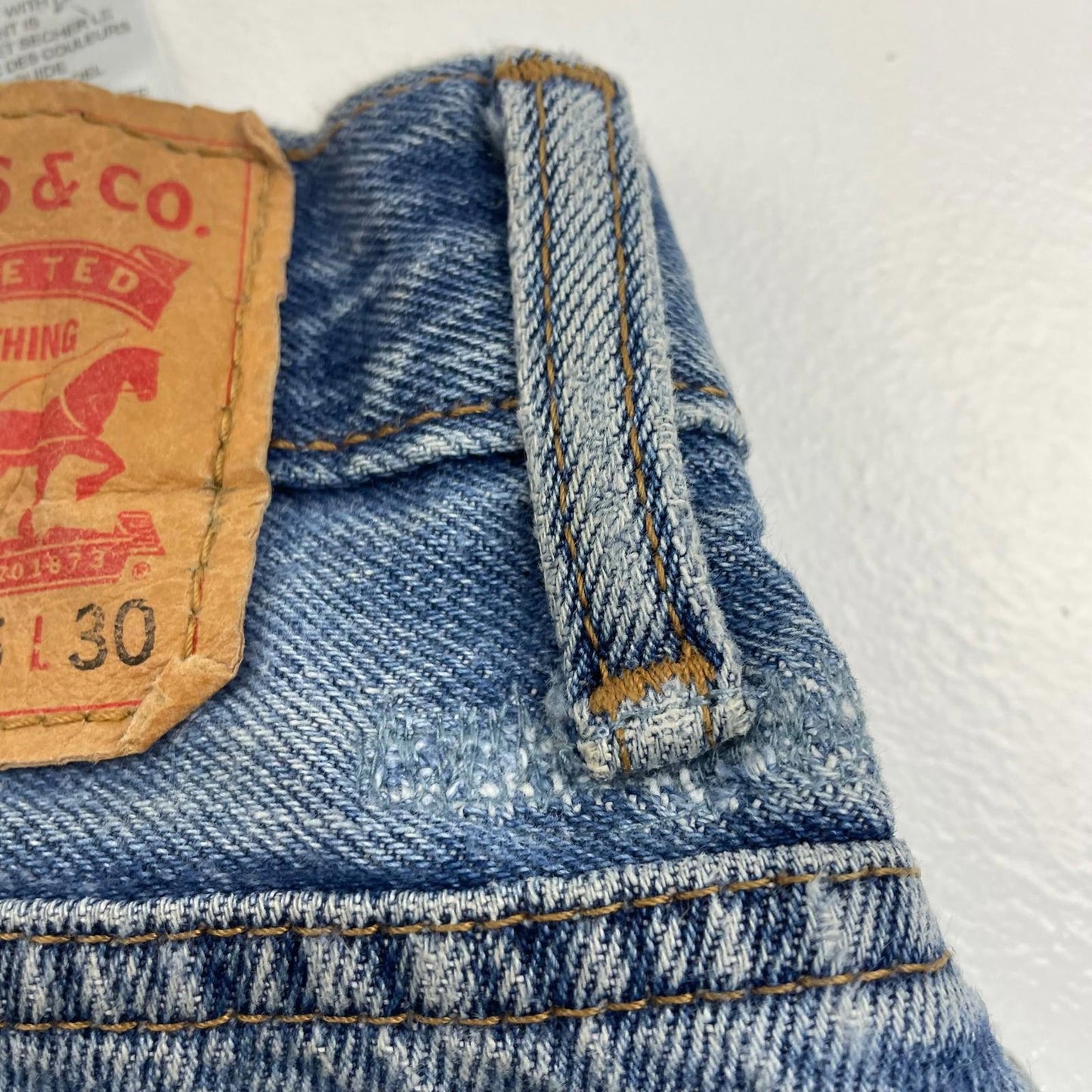 LEVI'S 516 Straight Leg Classic Denim Jeans Blue Vintage Mens 36W 30L