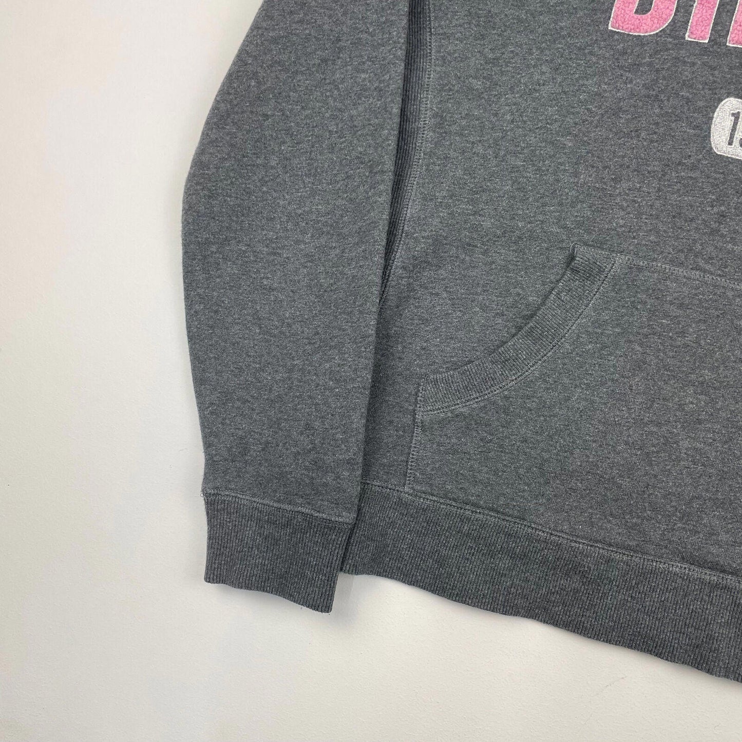 Women’s Grey DIESEL Spellout Hoodie Sweatshirt , Size XL