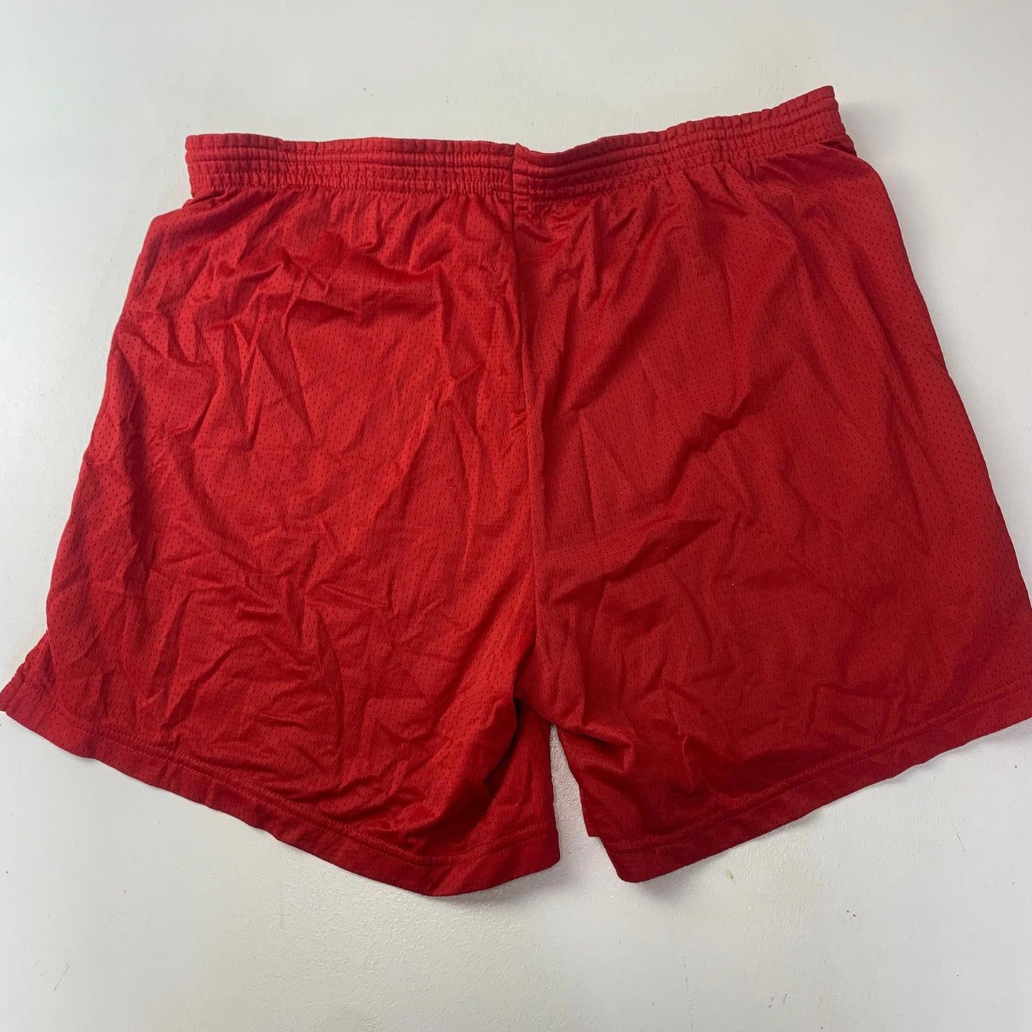 Champion Athletic Shorts Breathable Mesh Red Mens Size Large