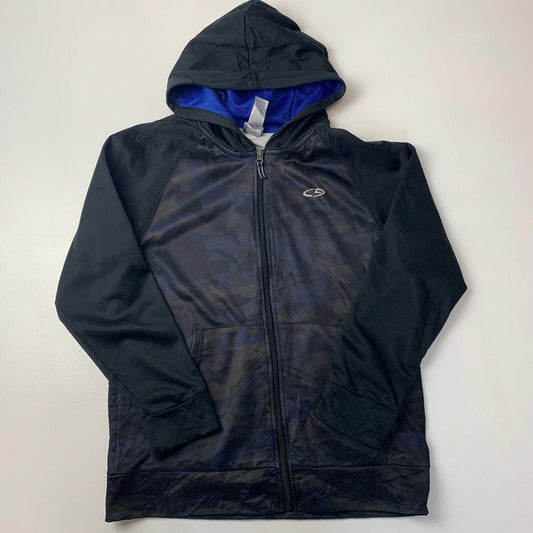 Women’s CHAMPION Camo Print Full Zip Polyester Hoodie / Large / Uk12-14