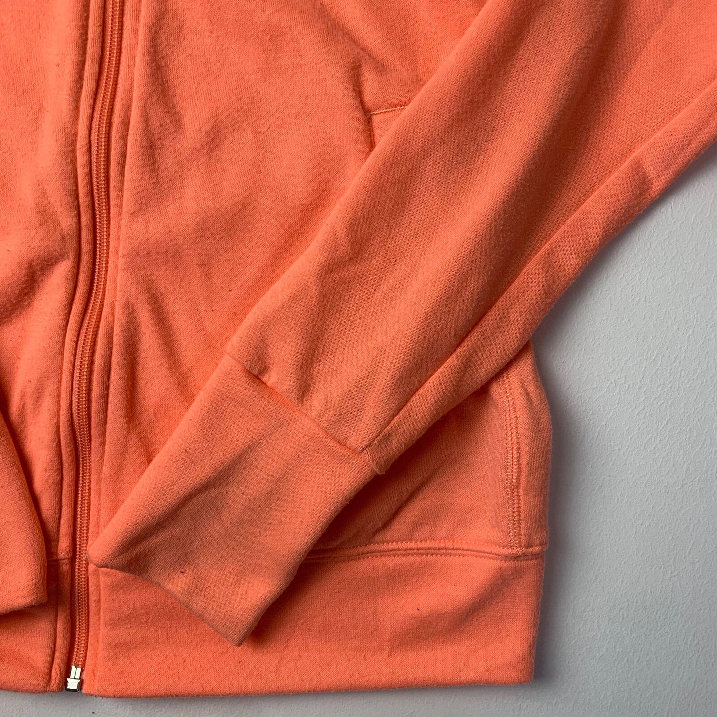 Women’s ADIDAS Full Zip Hoodies / Orange / UK 4-6 / XS / Cotton