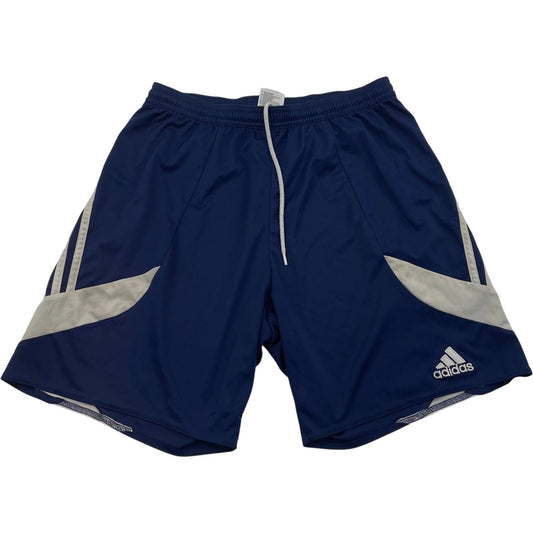 ADIDAS Activewear Shorts Athletic Blue Striped Men's UK M