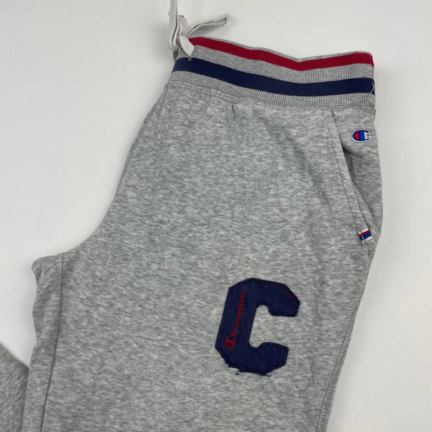 Men’s Grey CHAMPION Joggers , Sweatpants , Varsity Style , Size XS