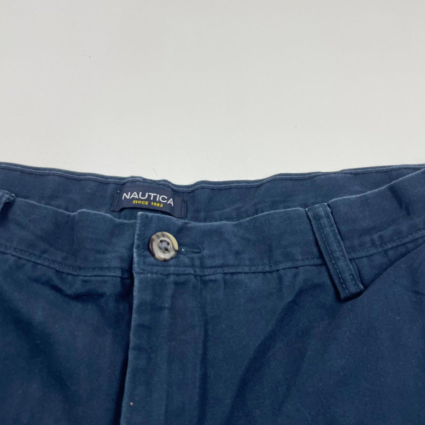 NAUTICA Shorts Chino Classic Navy Mens UK 36