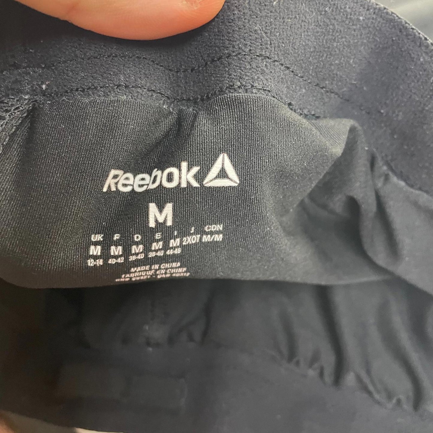 Reebok Women's Compression Activewear Shorts Black Medium UK 12-14