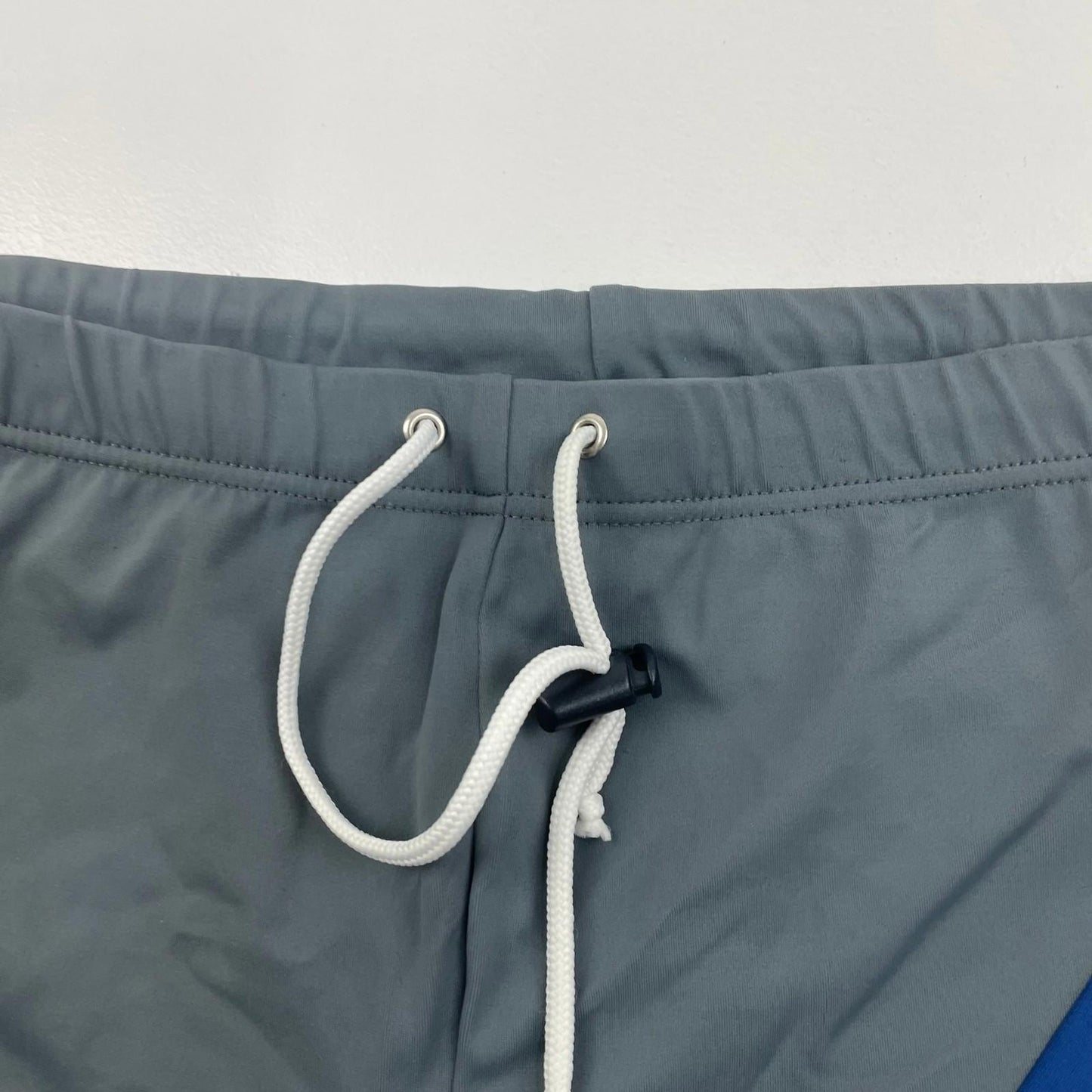 D&G Swim Shorts Retro Style Grey Red Blue Men's SMALL