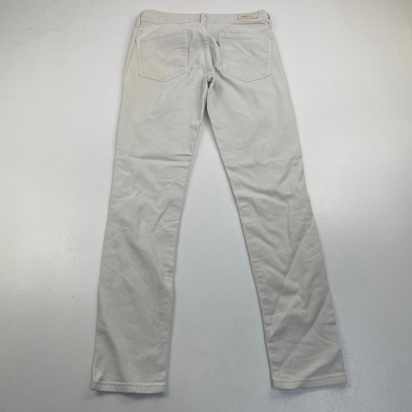 Levi's Demi Curve Skinny Jeans Ivory Women UK 8