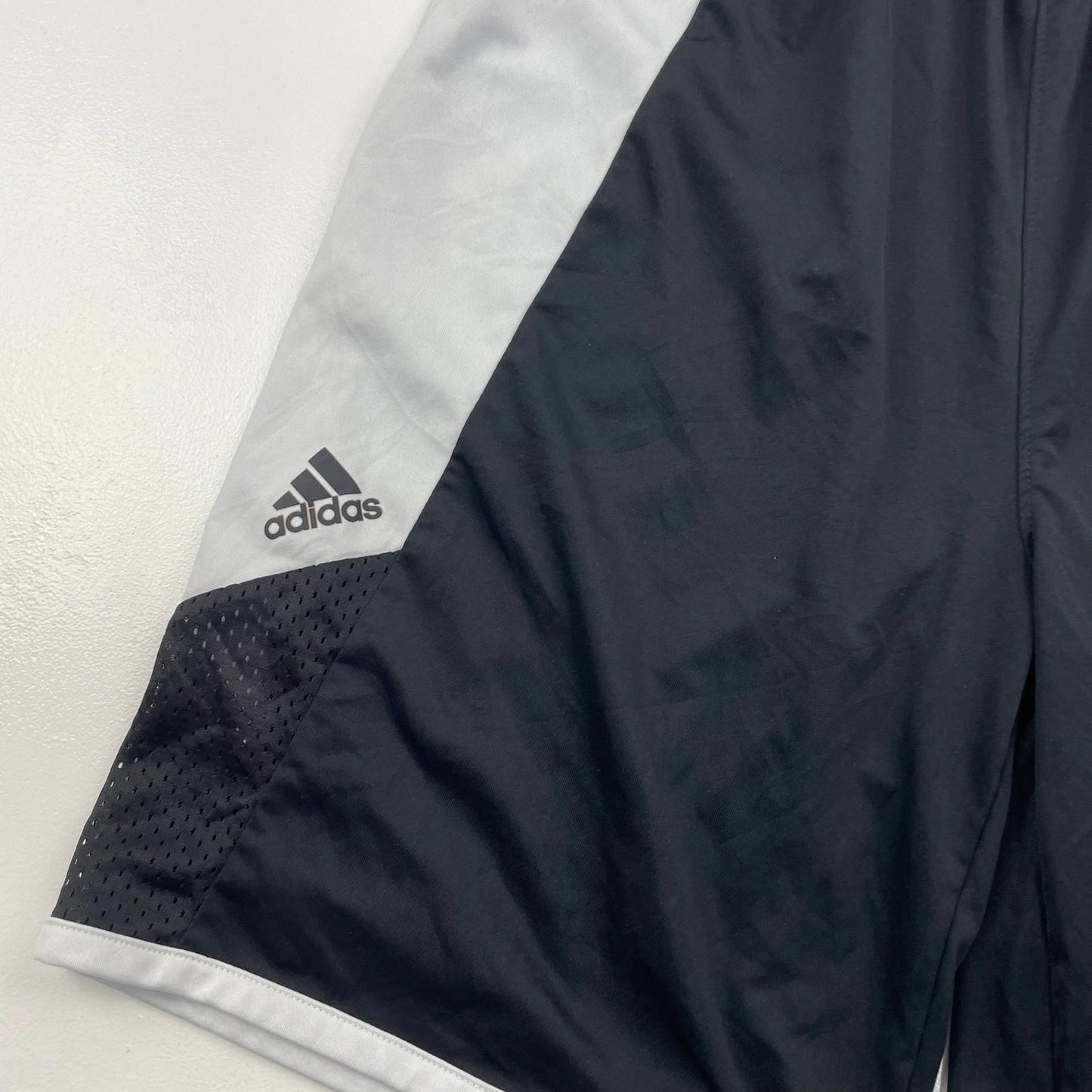 Adidas Aeroready Athletic Shorts Black White XL Boys XL
