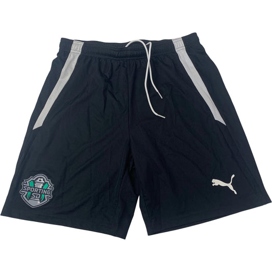 PUMA Sporting Shorts Black DRYCELL Football Mens Medium Size