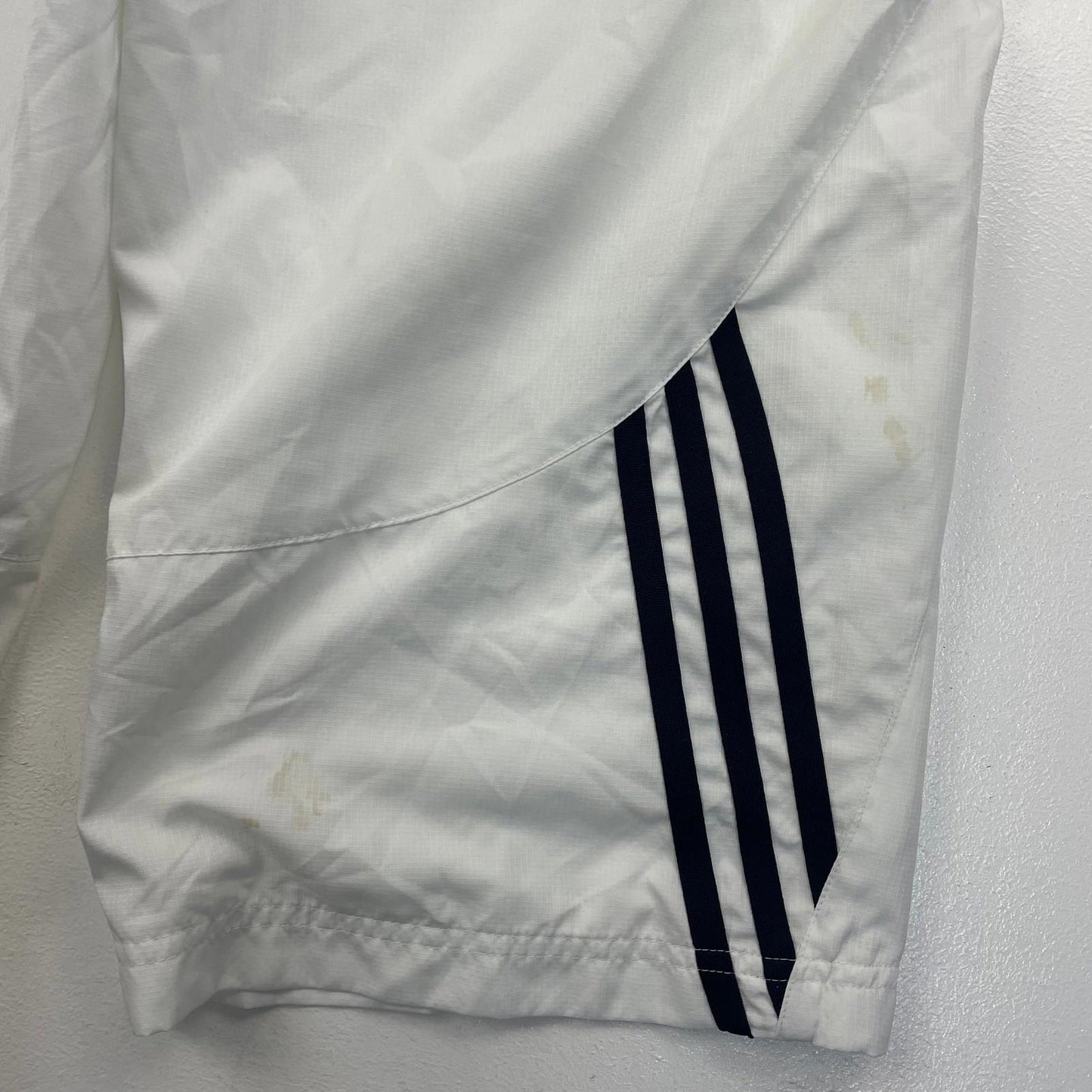 Adidas Activewear Shorts White Athletic Drawstring Men's UK S