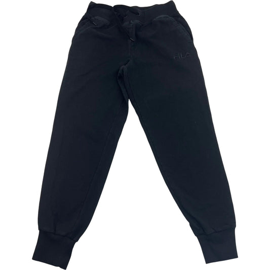 FILA Jogger Trousers Casual Sport Black Women UK S