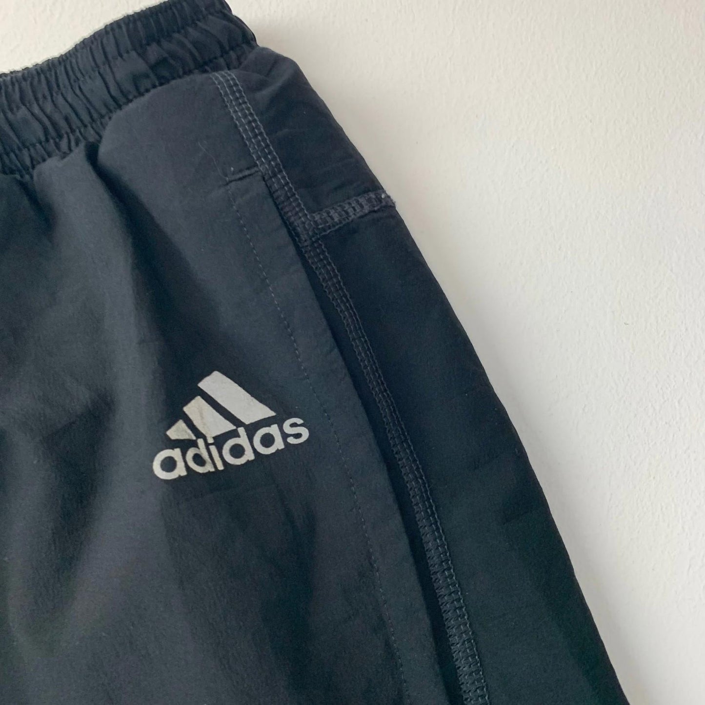 Adidas Activewear Shorts Elastic Waist Black Mens M