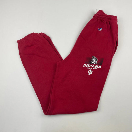Men’s CHAMPION USA NFL Red Indiana State Joggers , Size Small