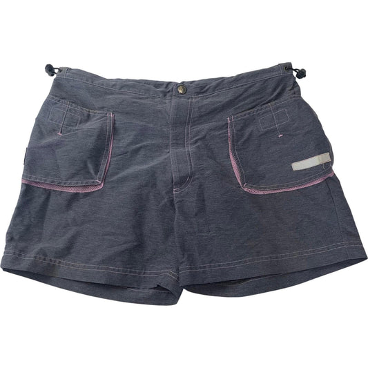 Reebok Classic Swim Shorts Adjustable Drawstring Grey Womens UK 12