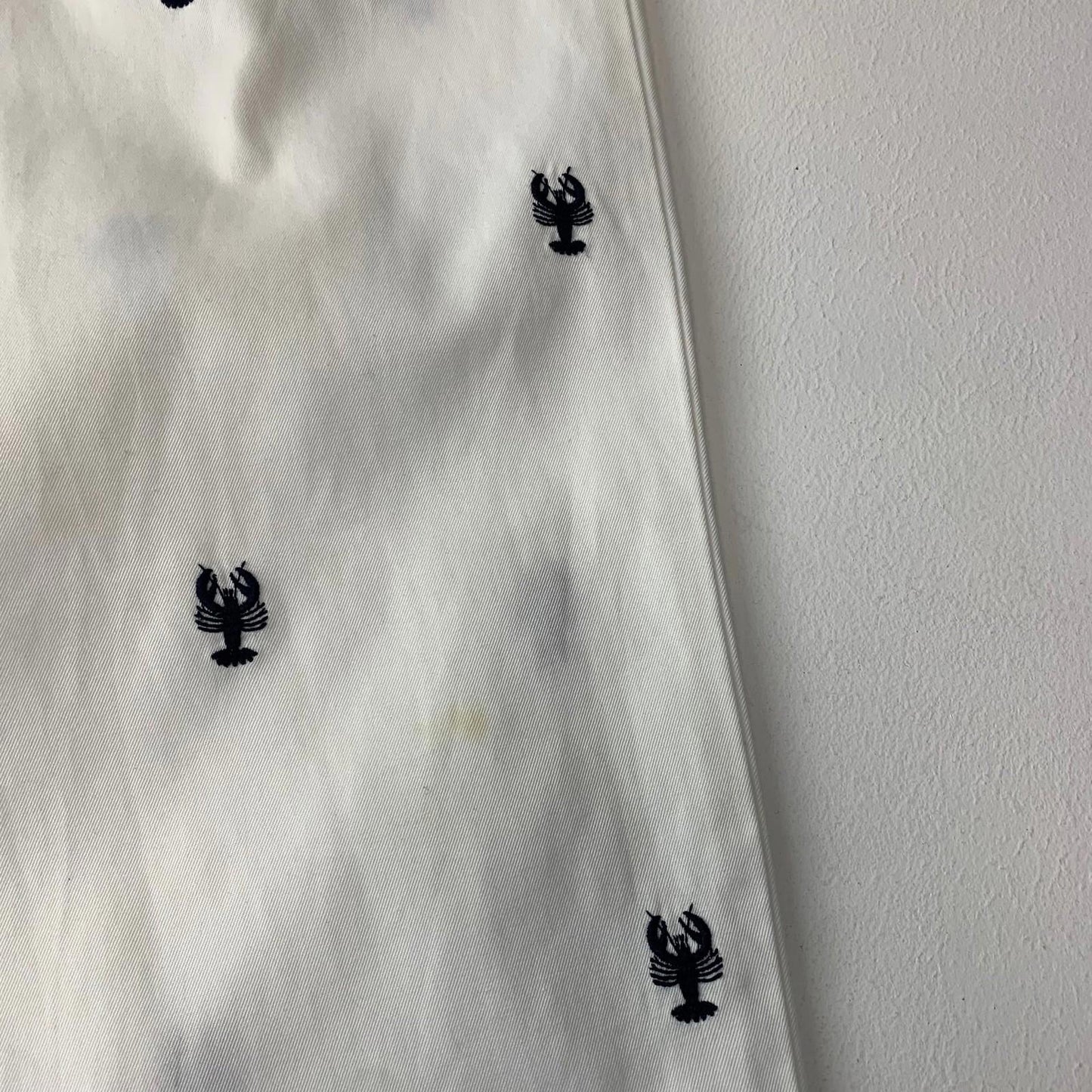 Tommy Hilfiger Mercer Chino Slim Fit Lobster Pattern White Mens 31/32
