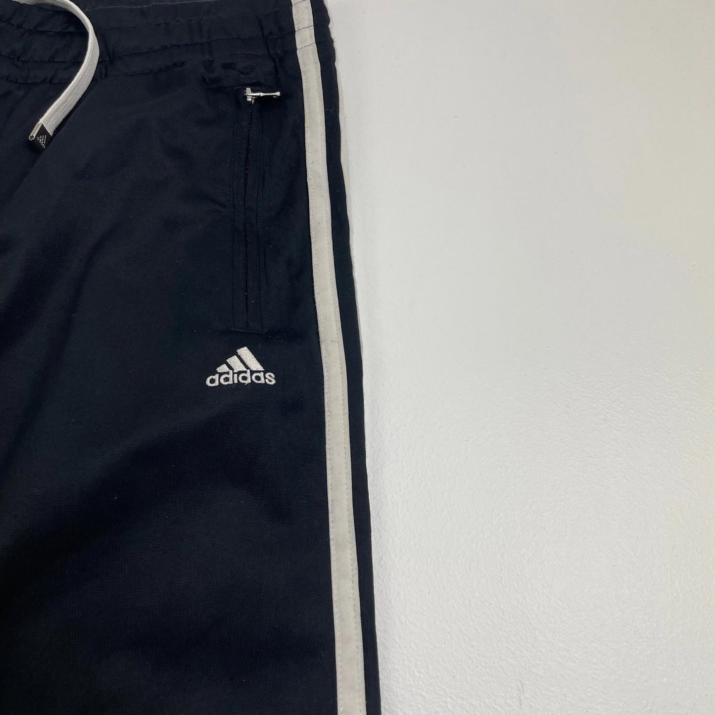 Adidas Climalite Track Pants Black Jogger Style Striped Women UK 8
