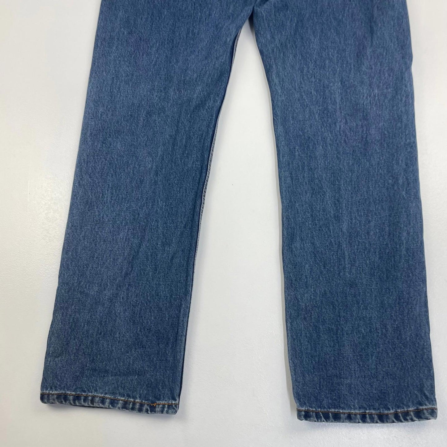 Levi's 505 Jeans Straight Fit Dark Wash Denim Classic Blue Mens W33 L30